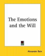 Cover of: The Emotions And The Will