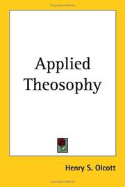 Cover of: Applied Theosophy by Henry S. Olcott