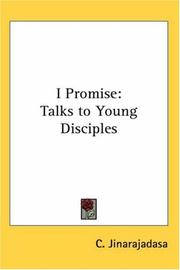 Cover of: I Promise: Talks to Young Disciples