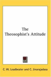 Cover of: The Theosophist's Attitude