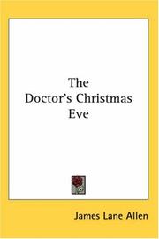Cover of: The Doctor's Christmas Eve by James Lane Allen