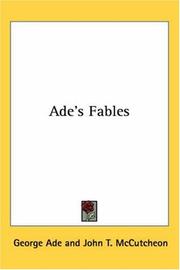 Cover of: Ade's Fables by George Ade, George Ade