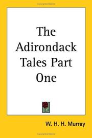 Cover of: The Adirondack Tales Part One