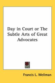 Cover of: Day in Court or The Subtle Arts of Great Advocates