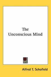 Cover of: The Unconscious Mind