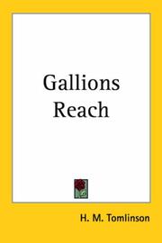 Gallions Reach by H. M. Tomlinson