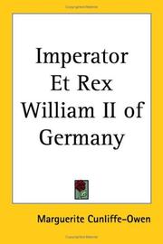 Cover of: Imperator Et Rex: William II of Germany