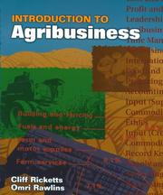 Cover of: Introduction to Agribusiness by Cliff Ricketts