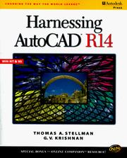 Cover of: Harnessing AutoCAD R14 Windows by Thomas Stellman, G. V. Krishnan