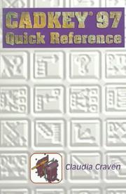 Cover of: CADKEY 97 quick reference