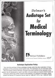 Cover of: Delmar's Medical Terminology Audio Tapes