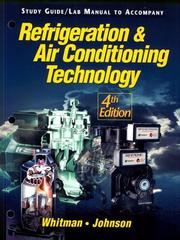 Cover of: Refrigeration and Ac Technology: Lab Manual