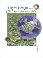 Cover of: Digital Design with CPLD Applications and VHDL by Robert Dueck