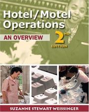 Cover of: Hotel/motel operations by Suzanne Stewart Weissinger