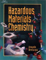 Cover of: Hazardous Materials Chemistry