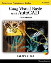 Cover of: Using Visual Basic with AutoCAD 2000 (Autodesk's Programmer) by Andrew Roe