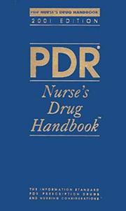 Cover of: 2001 PDR Nurse