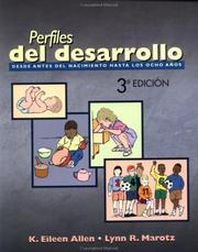 Cover of: Developmental Profiles - Spanish Edition (Developmental Profiles Spanish Edition) | Eileen K. Allen