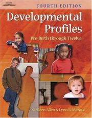 Cover of: Developmental profiles by K. Eileen Allen