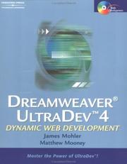 Cover of: Dreamweaver UltraDev 4: Dynamic Web Development