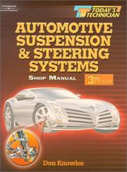 Cover of: Today's Technician: Automotive Suspension & Steering (Today's Technician: Automotive Suspension & Steering Systems)