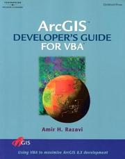 Cover of: ArcGIS Developer's Guide for Visual Basic Applications (VBA) (Arcgis) by Amir H. Razavi, Amir H. Razavi