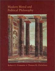 Cover of: Modern moral and political philosophy