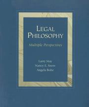 Cover of: Philosophy of Law: Multiple Perspectives