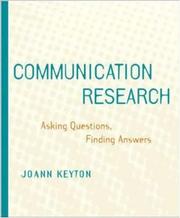 Cover of: Communication research by Joann Keyton