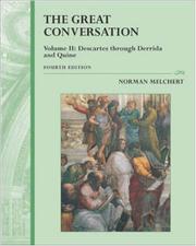 Cover of: The great conversation: a historical introduction to philosophy