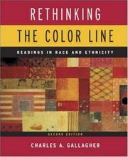 Cover of: Rethinking the color line: readings in race and ethnicity