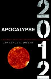 Cover of: Apocalypse 2012 by Lawrence E. Joseph