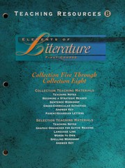 Cover of: Elements of Literature: First Course by 