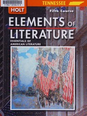Cover of: Holt Elements of Literature by Holt, Rinehart, and Winston, Inc
