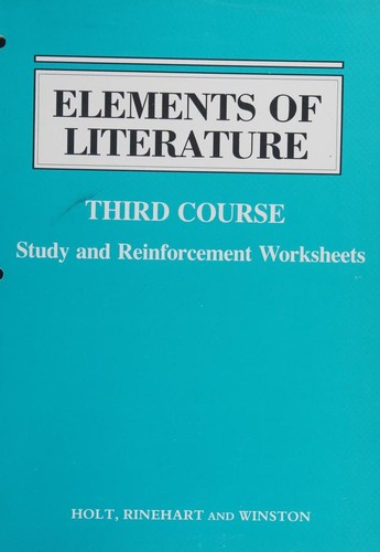 Study and Reinforcement Worksheets by Rinehart and Wiston Holt