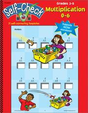 Front cover of Multiplication 0-6 by Unknown