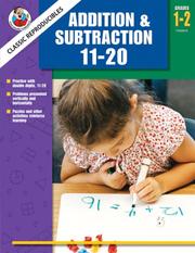 Cover of: Addition and Subtraction 11-20, Grades 1-2 (Frank Schaffer Classic Reproducibles)