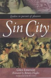 Cover of: Sin City: London in pursuit of pleasure