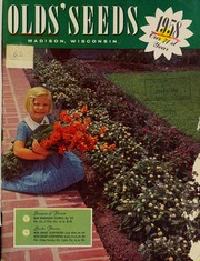 Cover of: Olds' seeds: 1958, our 71st year