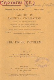 Cover of: The Drink Problem