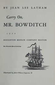 Cover of: Carry on, Mr. Bowditch