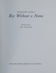 Cover of: Boy Without a Name by Penelope Lively, Ann Dalton