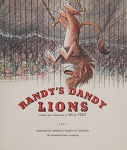 Cover of: Randy's dandy lions. by Bill Peet