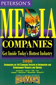 Cover of: Media Companies, (Media Companies) by Peterson's/Hoover's Online