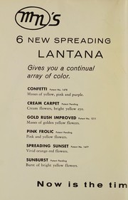 Cover of: MN's 6 new spreading lantana