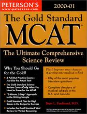 Cover of: Peterson's Gold Standard McAt: 2000-01 (Peterson's Gold Standard Mcat, 2nd ed)