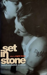 Cover of: Set in stone: butch-on-butch erotica