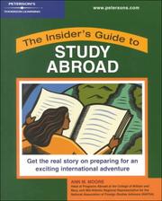 Cover of: The Insider's Guide to: Study Abroad
