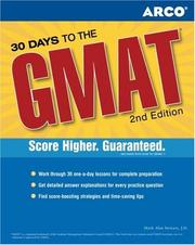 Cover of: 30 Days to the GMAT CAT