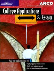 Cover of: College Applications & Essays 4th ed